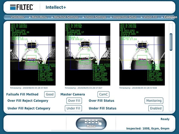 FILTEC INTELLECT Inspection Platform Interface